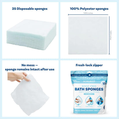 Bathly Rinse-Free Cleansing Wipes™